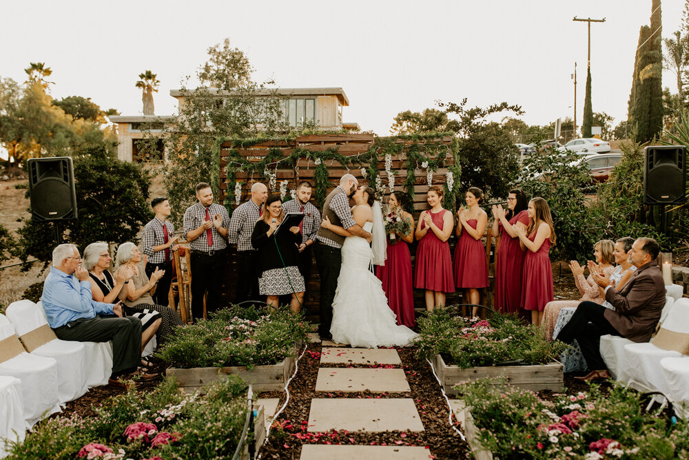 Vanessa + Bryan ⎢Beautiful San Diego Backyard Wedding